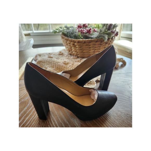 Naturalizer Berlin Black Platform Pumps size 7W and 8M - Picture 9 of 11